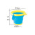 Soft Rubber Folding Bucket Children's Toys Portable Bucket Summer Beach Water Playing Toy Telescopic Function Barrel 