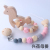 Toys for Children and Infants Teether Baby Silicone Nipple Chain