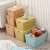 F02-112 Multifunctional Plastic Storage Box Sundries Storage Box Dustproof with Cover Snack Toy Storage Basket Medium
