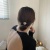 Elegant Pearl Headband Tie up a Bun Hairstyle Large Intestine Hair Band Korean Hairband Simple Low Hair Accessory for Ponytail High-Grade Headwear for Women