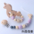 Toys for Children and Infants Teether Baby Silicone Nipple Chain