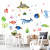 Luminous Wall Stickers Underwater World Children Cartoon Wall Stickers. Fluorescence Sticker Foreign Trade. Home Decoration In Stock Wholesale