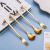 A Rainbow Pendant Spoon Fork Gift Set Coffee Stir Spoon Cake Fruit Fork Creative Stainless Steel Spoon