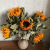 5pcs Sunflower Decoration Natural Dried Flower House Decor Dry Plant Wedding Party Christmas Bedroom Home Design Room Or