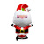 Factory Direct Sales Christmas Aluminum Balloon Santa Claus Christmas Tree Sugar Gift Bulb Decoration Aluminum Balloon