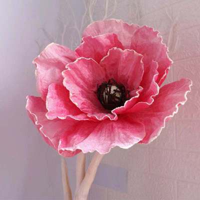 1 piece Large Size Handmade Cardboard Paper Rose Flower For Wedding Backdrops Background Deco Windows Display