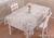 Tablecloth Ar Bronzing Tablecloth Waterproof PVC Crystal Tablecloth Kitchen Antifouling Tablecloth in Stock