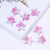 2022 New Small Hollow Stars Love Grip Gradient Children Hair Claw Cute Colorful Strawberry Catcher Hair Accessories