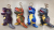 Dinosaur Pendant Series Keychain Hanging Piece Pendant