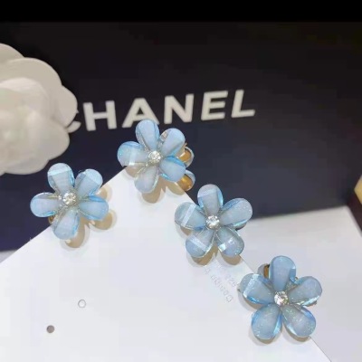 New Crystal Flower Small Jaw Clip Bangs Side Clip Cute Hairpin Pearl Hair Claw Little Girl Princess Hair Accessories Wholesale