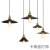 Loft Creative Personality American Retro Industrial Style Cafe Restaurant Bar Counter Single Head Iron Wand Chandelier