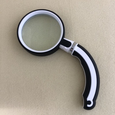 New Rubber Folding Rotary Handheld Elderly Reading Student Gift Repair HD Glass Lens Magnifying Glass