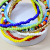 Bohemian Ethnic Style Handmade Beaded Bracelet Multi-Layer Mixed Color Bead Elastic Bracelet Combination Ornament Set