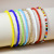 Bohemian Ethnic Style Handmade Beaded Bracelet Multi-Layer Mixed Color Bead Elastic Bracelet Combination Ornament Set