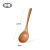 Home Ladle Wooden Spoon Soup POY Spoon Restaurant Porridge Spoon Meal Spoon Beech round Mouth Spoon Wholesale Delivery