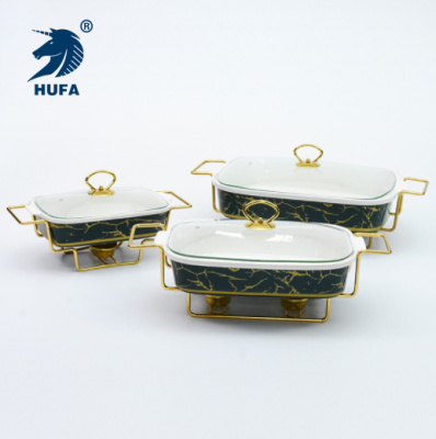 Food Pan Buffet Stove Furnace Chafing Dish Pan Food Warmer Alcohol And Electric Heating Chafing Dish With Visible Glass