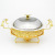 Stainless Steel Rectangular Chafing dishes with hydraulic lid Alcohol Heating restaurant food warmer