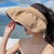 New Vinyl Shell-like Bonnet Air Top Sun Protection Hat Female Spring and Summer UV Protection Outdoor Beach Hat Face-Covering and Sun-Shading