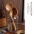 Home Ladle Wooden Spoon Soup POY Spoon Restaurant Porridge Spoon Meal Spoon Beech round Mouth Spoon Wholesale Delivery