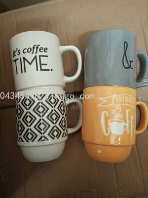 A Large Number of Ceramic Milk Cup Coffee Cups Are in Stock and Processed at a Low Price.