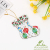 New Product Christmas Tree Accessories Has Creative Color Painted Christmas Wooden Pendant Christmas Ornaments Holiday Scene Layout