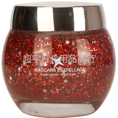 Foreign Trade Mask Red Stars Mask Daub-Type Tearing Mask Hydrating Moisturizing and Nourishing Cleansing Pores 120G