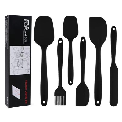 6-Piece Silicone Kitchenware Kitchen Baking Tools Scraper Shovel Silicone Scraper Silicone Scraper Baking Scraper