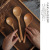 Home Ladle Wooden Spoon Soup POY Spoon Restaurant Porridge Spoon Meal Spoon Beech round Mouth Spoon Wholesale Delivery