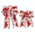 Jiuzhou Haomei Independence Day Decorative Bowknot Fine Linen Star Stripes Bow Independence Day Hanging Ornaments for Decoration