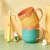 2021 Creative Children Cartoon Strawberry Gargle Cup Student Bedroom Plastic Cup Home Cute Color Matching Tooth Cup