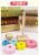 Children's Wooden Educational Toys Wooden Seven-Color Toys Towel Rainbow Tower Lap Coil Building Blocks 200032029