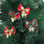 Amazon Mini Bow Christmas Tree Decoration Christmas Gift Decoration Gift Box Accessories Christmas Bowknot Bell