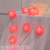 Valentine's Day Led Lace Floral Ball Modeling Lighting Chain Christmas Decoration Lights Wedding Proposal Party Lights Girly Bedroom