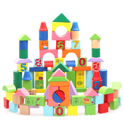 100 Double-Sided Digital Chinese Character Building Blocks Children 'S Early Education Educational Wooden Toys Wholesale Report