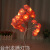 LED Artificial Tree Lights Iron Plate Base Small Tree Lamp Rose Tree Lamp Decoration Decoration Lamp Small Simulation Tree