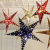 Independence Day Decoration Five-Pointed Star KTV Kindergarten School Mall Hanging Ceiling Laser Five-Pointed Star Ceiling Decoration