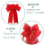 Amazon Linen Christmas Decorative Bowknot Handmade Christmas Decorations Christmas Tree Decoration Small Bowknot