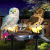 Parrot Solar Ground Lamp Garden Creative Resin Solar Decorative Lamp Courtyard Led Solar Lawn Lamp