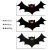 Halloween Decorative Suspended Ceiling Bat Witch Ghost Decoration Bar Mall KTV Party Festival Atmosphere Pendant