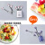 Household Creative Rb573 Cartoon Calf Stainless Steel Fruit Fork Restaurant Cake Moon Cake Fork Dessert Biscuit Fork