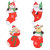 New Christmas Decoration Wooden Santa Claus Snowman Elk Pendant Christmas Tree Decorations Arrangement Shopping Mall Wholesale