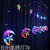 Factory Direct Supply Led Moon Holding Star Curtain Light Ins Room Decorative Lights Star Moon Lighting Chain Colored Lights Christmas Lights Wholesale