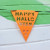 2022 Amazon Halloween Non-Woven Fabric Hanging Flag Venue Layout Props Pumpkin Letters Latte Art Halloween Hanging Flag