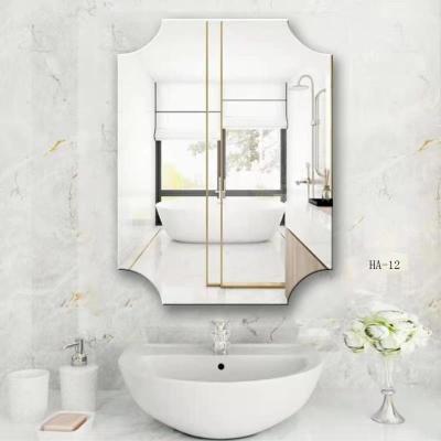 [Poly MEGA STAR] Mirror Stickers Makeup Acrylic Lens Bathroom Living Room Wardrobe Bedroom Self-Adhesive Mirror Stickers