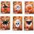 Jiuzhouhao 2022 New Felt Luminous Skull Pumpkin Brooch with Light Halloween Jewelry Ornament