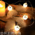 LED Halloween New Lighting Chain Battery Box Pumpkin Skull Bat Ghost Eye Ghost Festival Ornamental Festoon Lamp