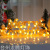 New LED Merry Christmas Letter Shape Fluorescent Fixture Christmas Tree Decoration Room Layout Colorful Lights Christmas