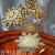 Christmas Ornamental Festoon Lamp Wood Snowflake Lighting Chain LED Christmas Tree Snowflake Lights Starry Lights