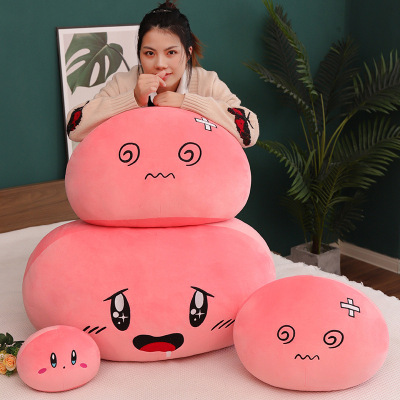 Foreign Trade Manufacturers Customize Kirby Maruko Pillow Doll Doll Kirby Two-Dimensional Peripheral Cute Plush