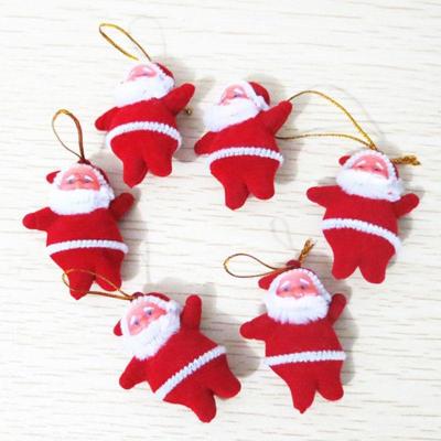 Cross-Border Christmas Decoration Red Mini Santa Doll Gift Christmas Gift Small Santa Claus Pendant